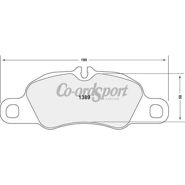 PFC 389 Race Pad Set - 08 Compound 17 mm image