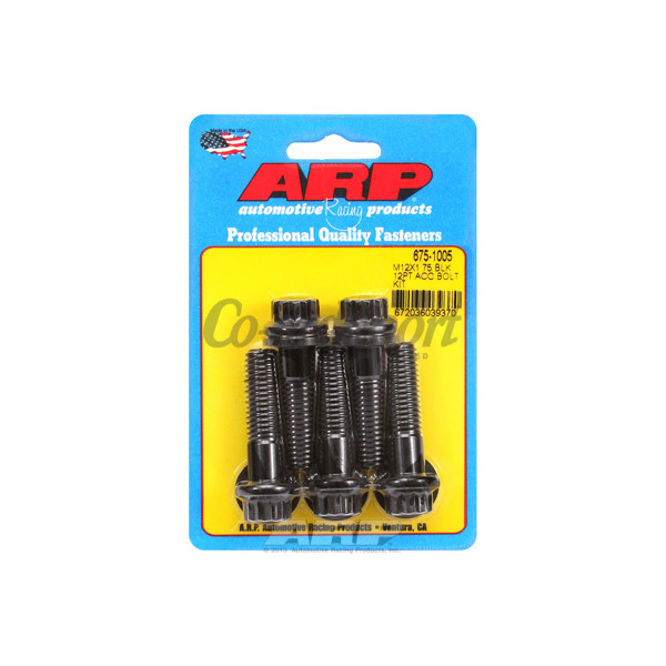 ARP M12 x 1.75 x 45 12pt black oxide bolts image