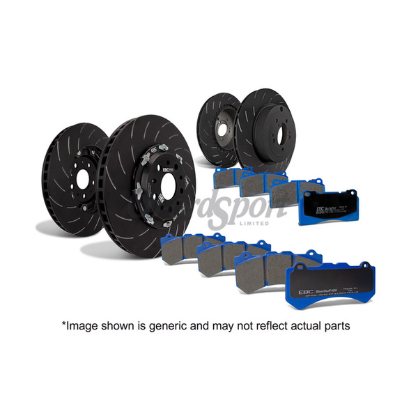 EBC Bluestuff Pads and 2 Piece Discs Full Vehicle Kit image