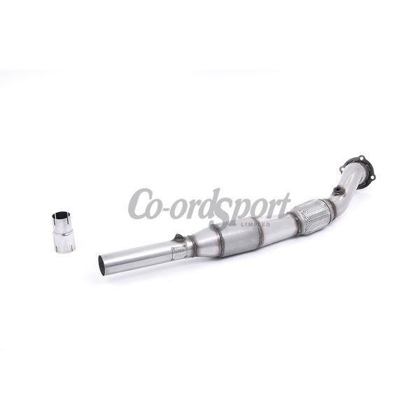Milltek Large Bore Downpipe and Hi-Flow Sports Cat Volkswag image