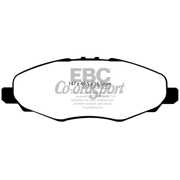 EBC Ultimax OEM Replacement Brake Pads image