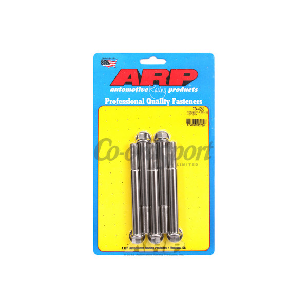 ARP 7/16-20 x 4.250 hex SS bolts image