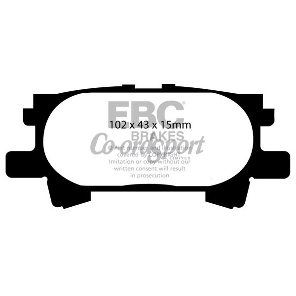 EBC Ultimax OEM Replacement Brake Pads image