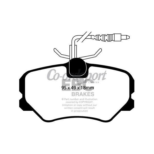 EBC Ultimax OEM Replacement Brake Pads image