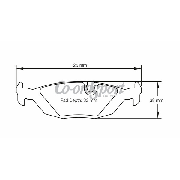 Pagid racing brake pads - RSL19 image