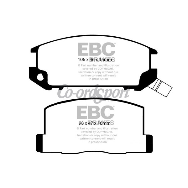 EBC Ultimax OEM Replacement Brake Pads image