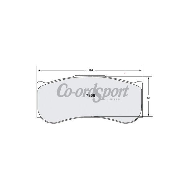 PFC 7806 RACE PAD SET - 82 CMPD 30 MM image