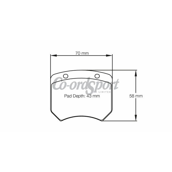 Pagid racing brake pads - RST2 image