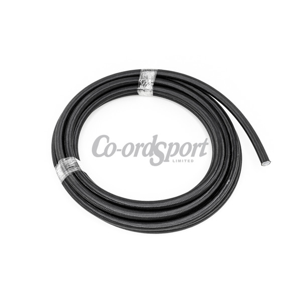 DW 8AN Black Nylon Braided PTFE Hose  20 feet image