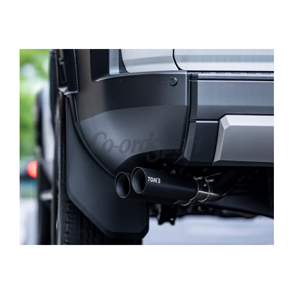 TOMS Toyota Land Cruiser 250 Toms Barrel exhaust system Black Sta image