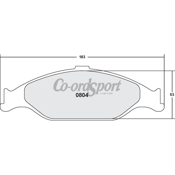 PFC 804 Carbon Metallic Brake Pad Set image