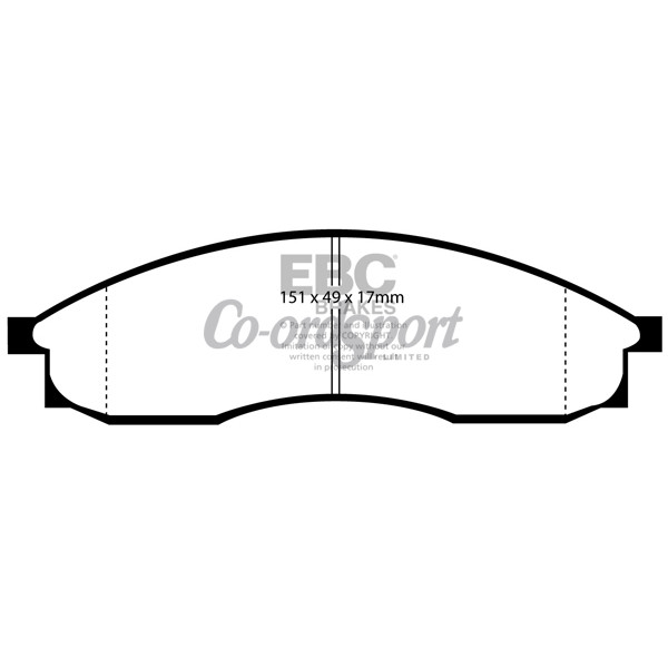 EBC Ultimax OEM Replacement Brake Pads image