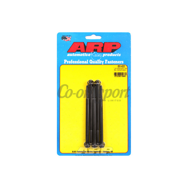 ARP 1/4-20 X 4.500 hex black oxide bolts image