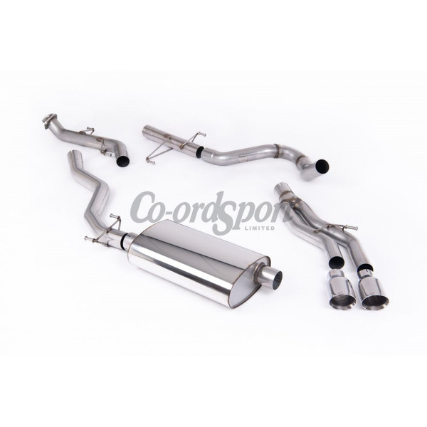 Milltek Exhaust - Non-Resonated Louder Catback with 2 x GT-100 Po image