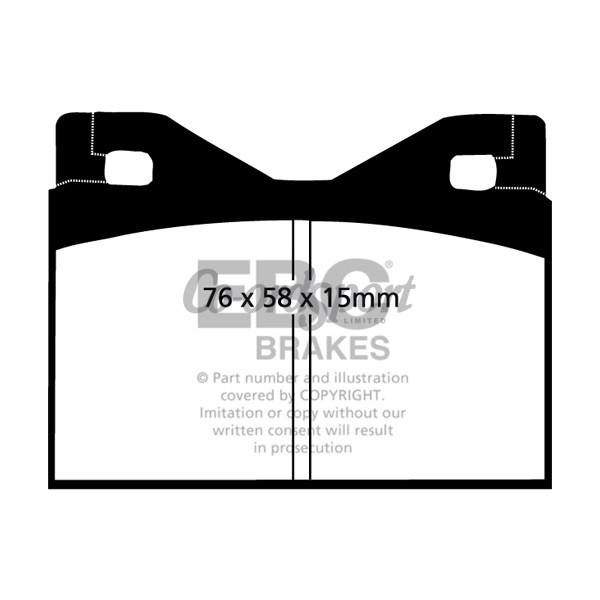 EBC Ultimax OEM Replacement Brake Pads image