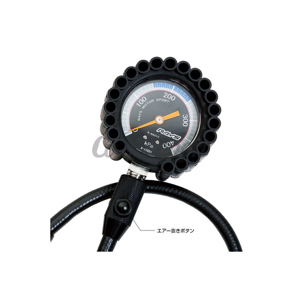 RAYS RACING AIR GAUGE 60 BK/BK BK MEMORY image