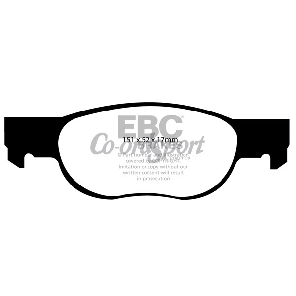 EBC Ultimax OEM Replacement Brake Pads image