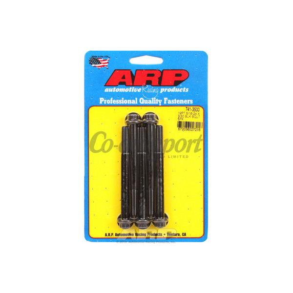 ARP 5/16-24 x 3.500 12pt black oxide bolts image