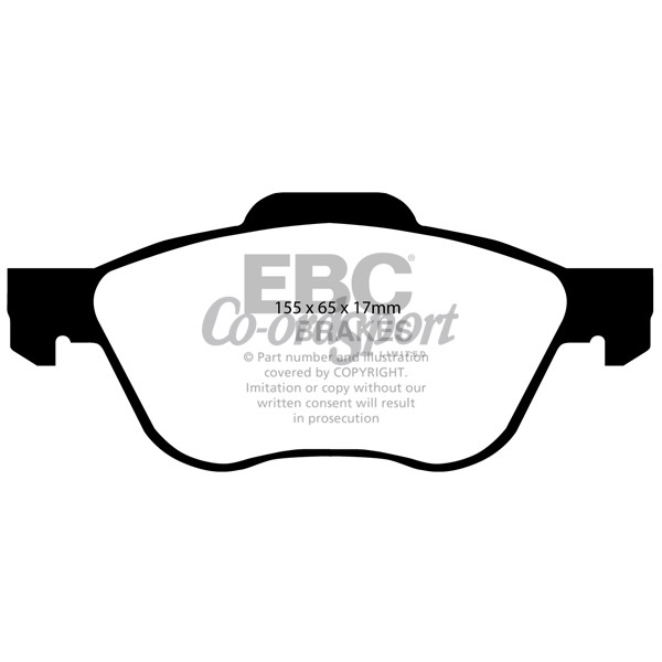 EBC Ultimax OEM Replacement Brake Pads image