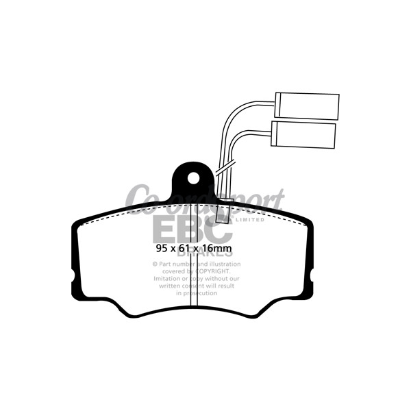 EBC Ultimax OEM Replacement Brake Pads image