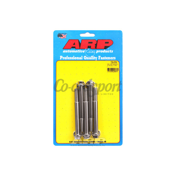 ARP 3/8-24 x 3.750 hex 7/16 wrenching SS bolts image