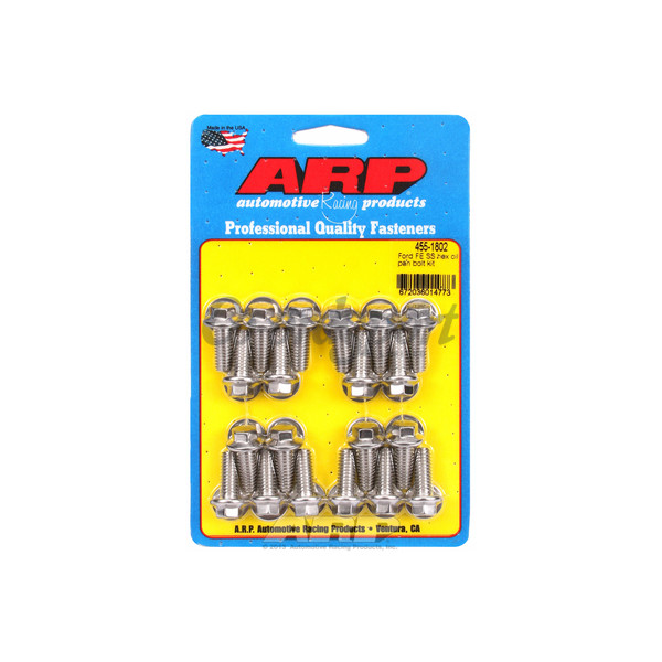 ARP Ford FE SS hex oil pan bolt kit image