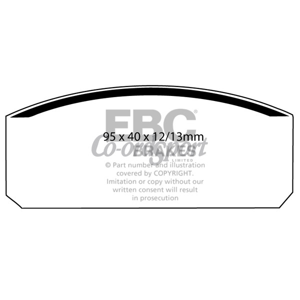 EBC Ultimax OEM Replacement Brake Pads image