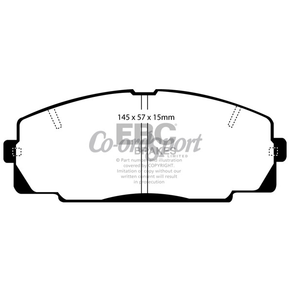 EBC Ultimax OEM Replacement Brake Pads image