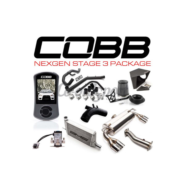 COBB  Mitsubishi NexGen Stage 3 Power Package (Quad Tip) Evo X 20 image