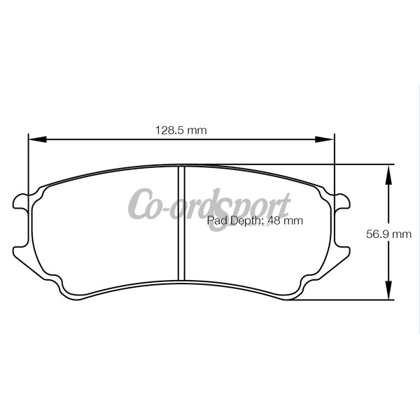 Pagid racing brake pads -RSTD1 image