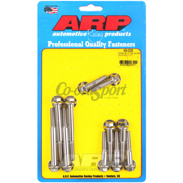 ARP Ford 351C SS hex water pump bolt kit image