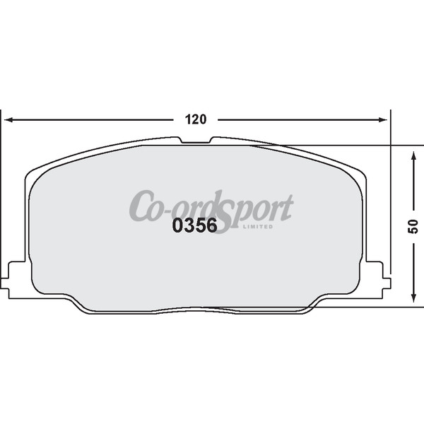 PFC 356 Carbon Metallic Brake Pad Set image