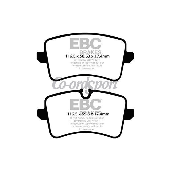 EBC Ultimax OEM Replacement Brake Pads image