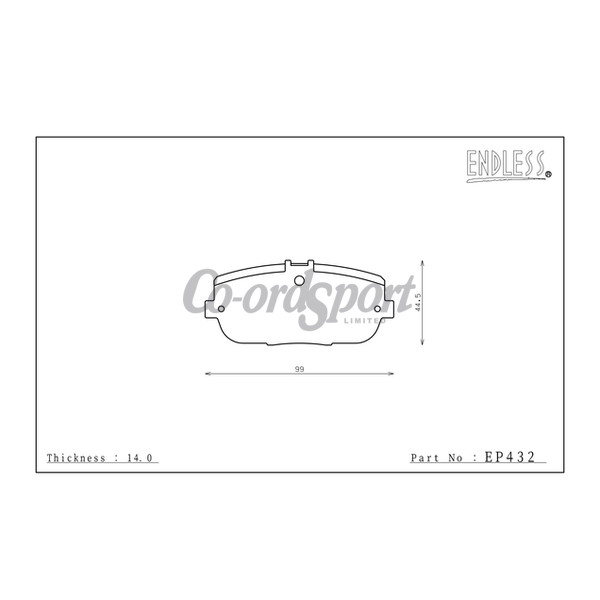 Endless Brake pads MX72 compound image