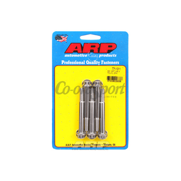 ARP M8 x 1.25 x 70 12pt SS bolts image