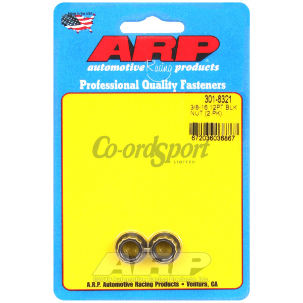 ARP 3/8-16 12pt nut kit image