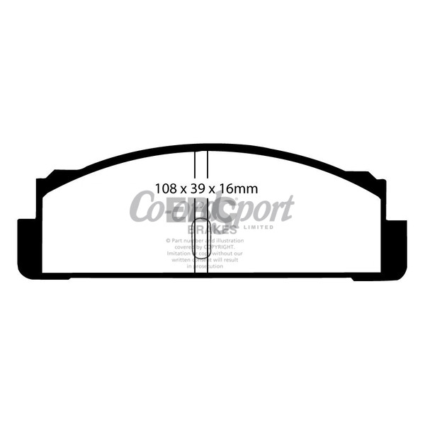 EBC Ultimax OEM Replacement Brake Pads image