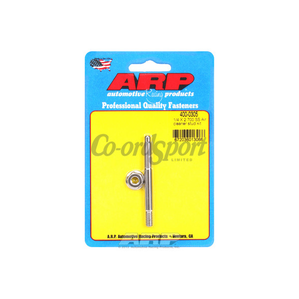 ARP 1/4 x 2.700 SS air cleaner stud kit image