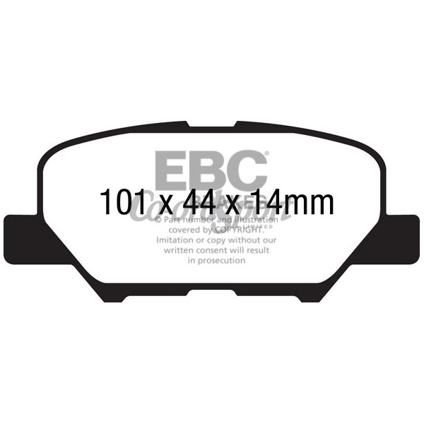 EBC Ultimax OEM Replacement Brake Pads image