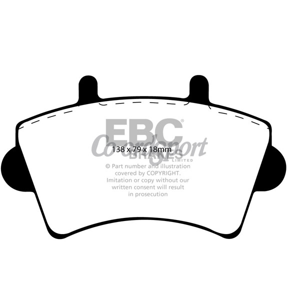 EBC Ultimax OEM Replacement Brake Pads image