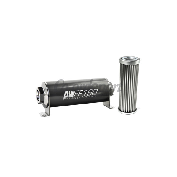 DW In-line fuel filter element and housing kit  stainless st image