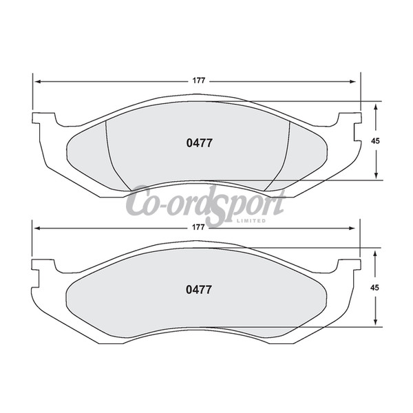 PFC 477 Carbon Metallic Brake Pad Set image