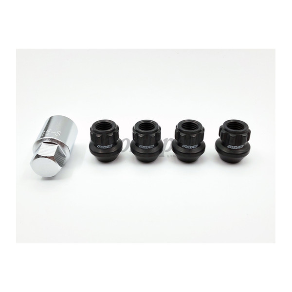 RAYS 17HEX RACING LOCK NUT L25 12X1.5 BK (Black) image