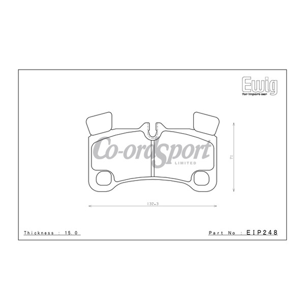 Endless Brake Pads N36SP Compound image