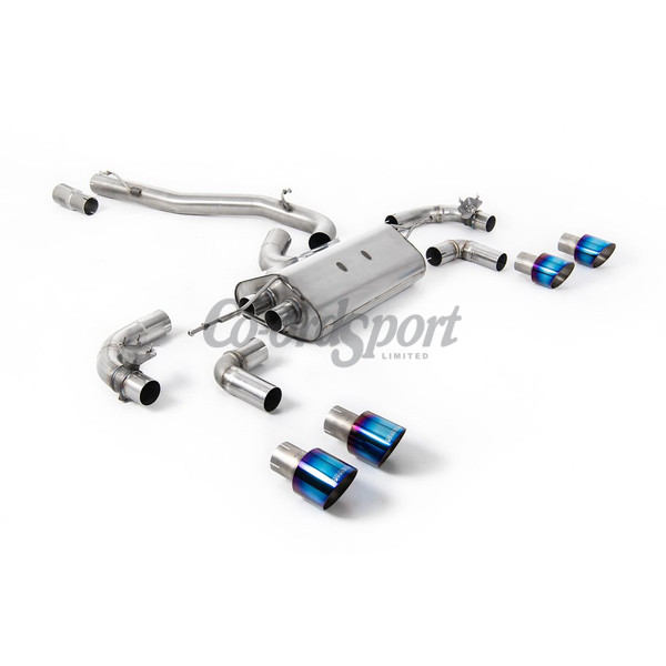 Milltek VW Golf  Mk7.5 R 2.0 TSI 300PS GPF  80mm Race Systems 19- image
