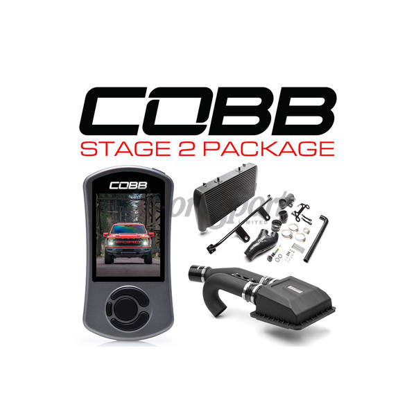 COBB Stage 2 Power Package Black FMIC (w/ HCT Intake) Ford F-150 image