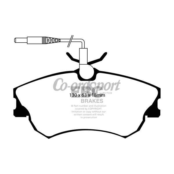 EBC Ultimax OEM Replacement Brake Pads image