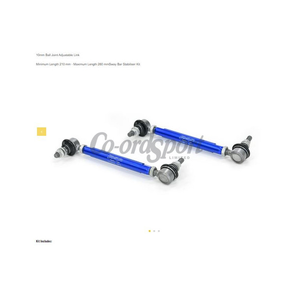 SuperPro 10mm Adj Swaybar Link 160mm Mini BMW LandRover Lexusetc. image