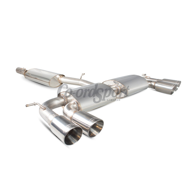 Scorpion Resonated cat-back system with no valves for Volkswagen image