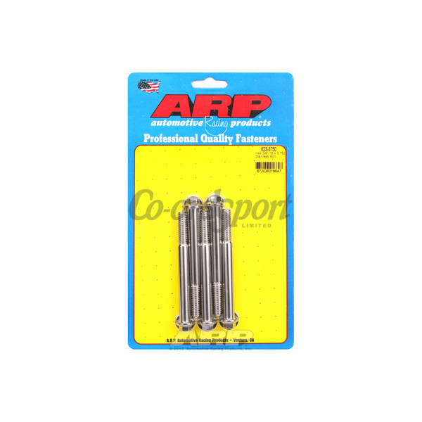 ARP 3/8-16 x 3.750 hex SS bolts image